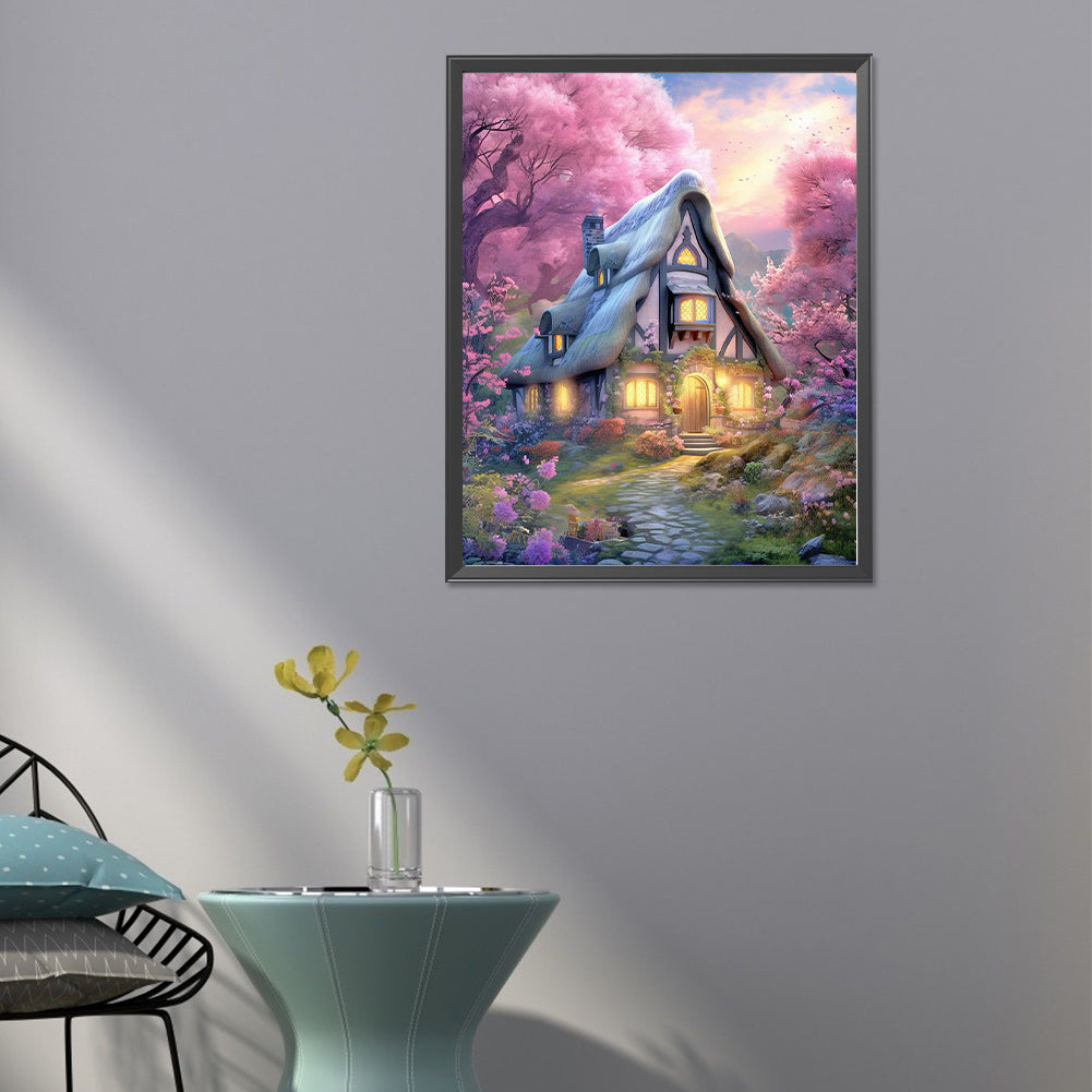 Cozy House - Full Round Drill Diamond Painting 40*50CM