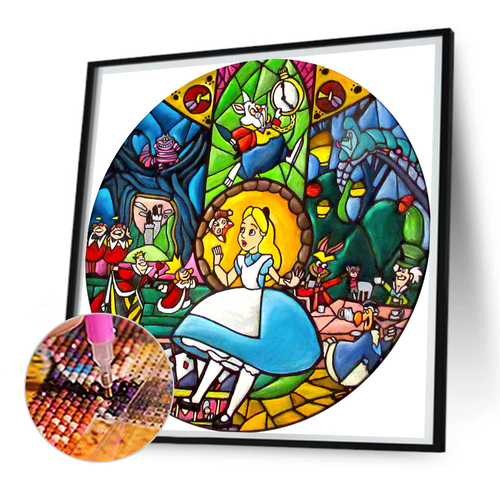 Alice In Wonderland - Full Square Drill Diamond Painting 35*35CM