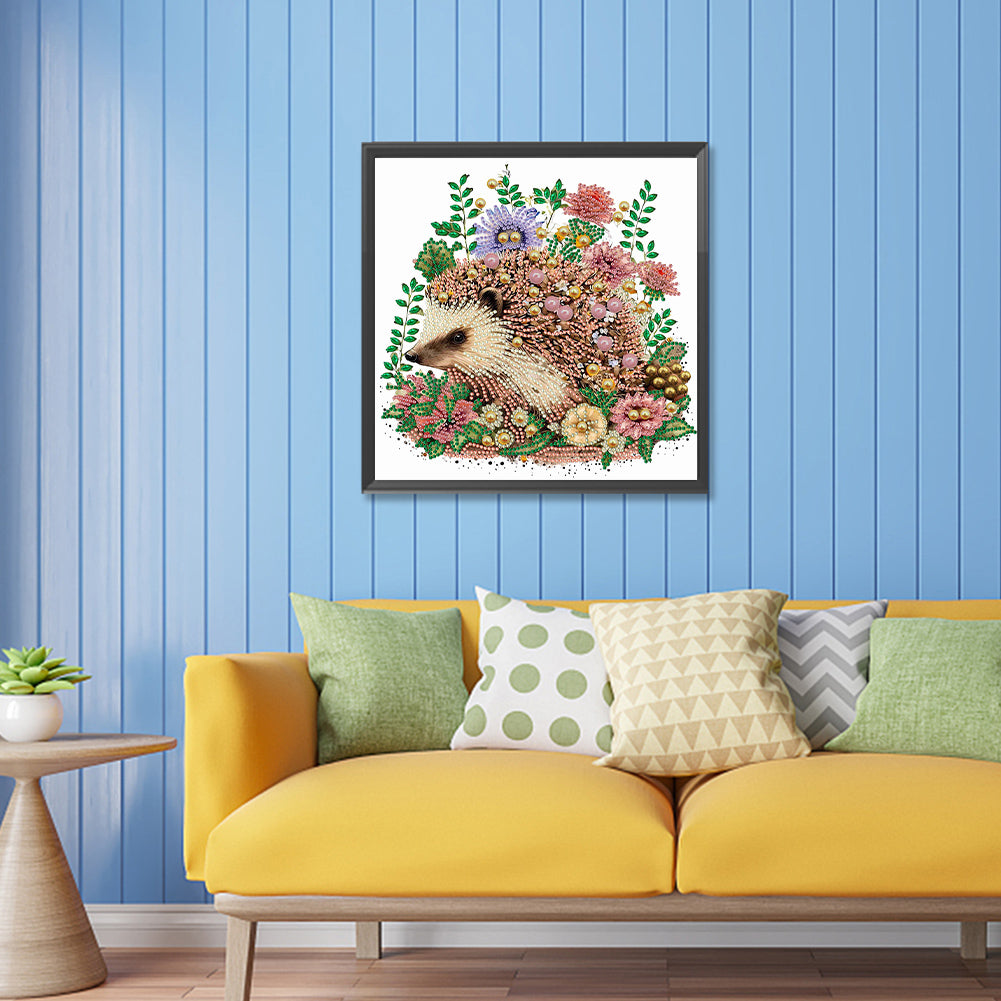 Garland Little Hedgehog - Special Shaped Drill Diamond Painting 30*30CM