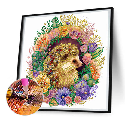 Garland Little Hedgehog - Special Shaped Drill Diamond Painting 30*30CM