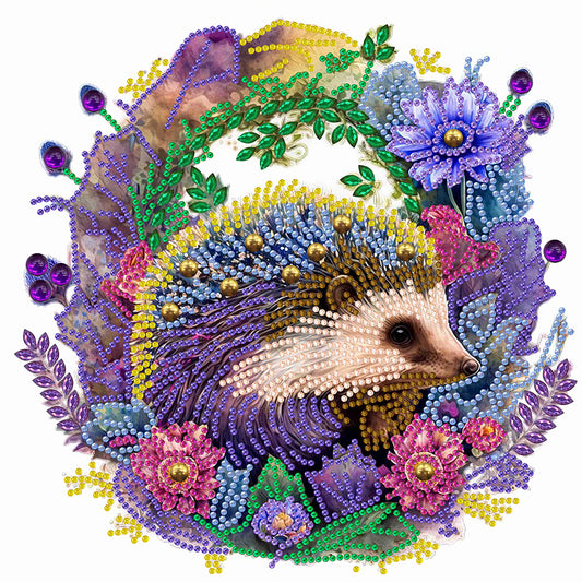 Garland Little Hedgehog - Special Shaped Drill Diamond Painting 30*30CM
