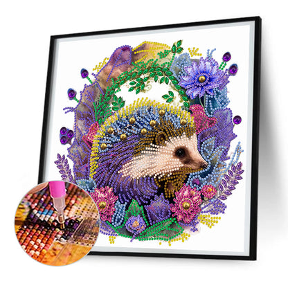 Garland Little Hedgehog - Special Shaped Drill Diamond Painting 30*30CM