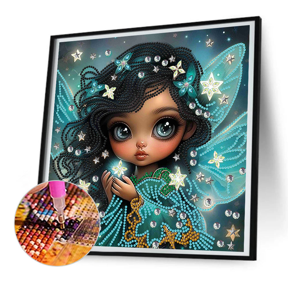 Little Fairy - Special Shaped Drill Diamond Painting 30*30CM