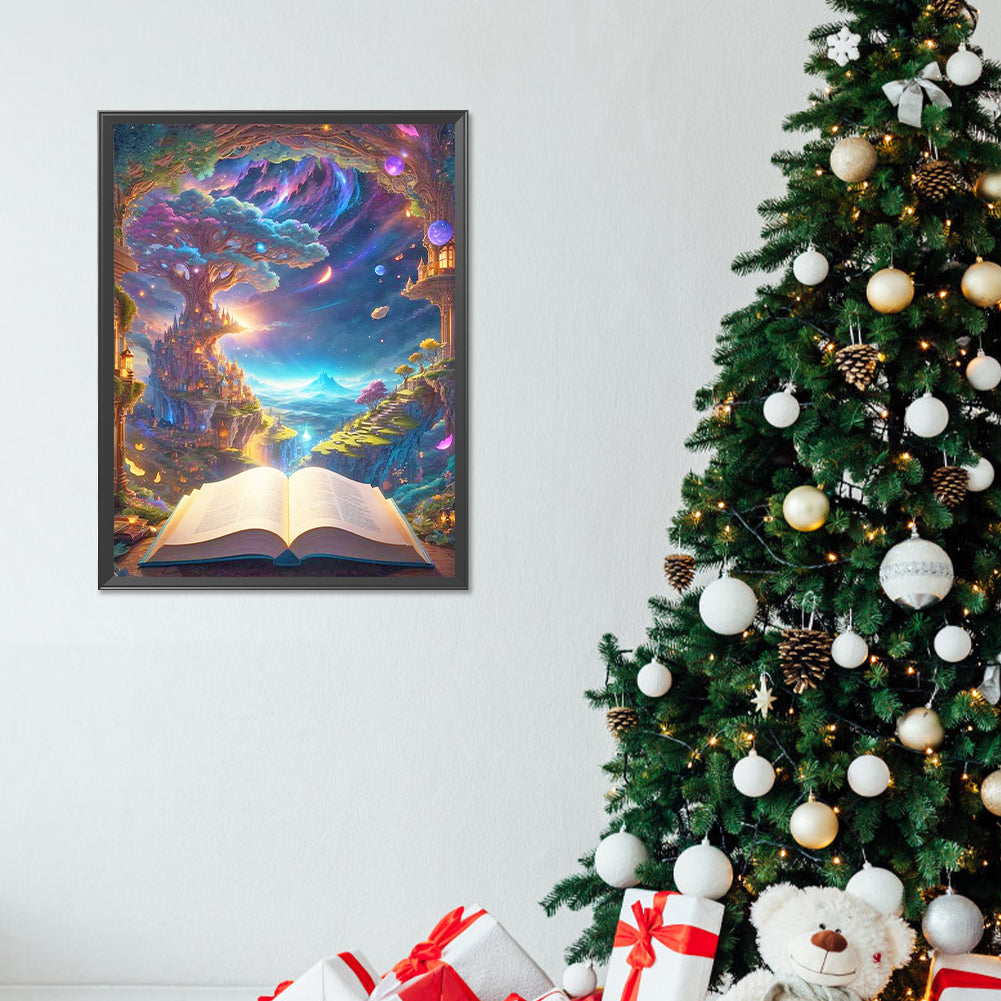 Fantasyland In Book - Full Round Drill Diamond Painting 30*40CM