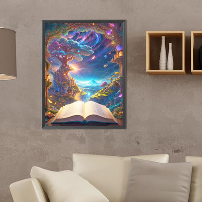 Fantasyland In Book - Full Round Drill Diamond Painting 30*40CM