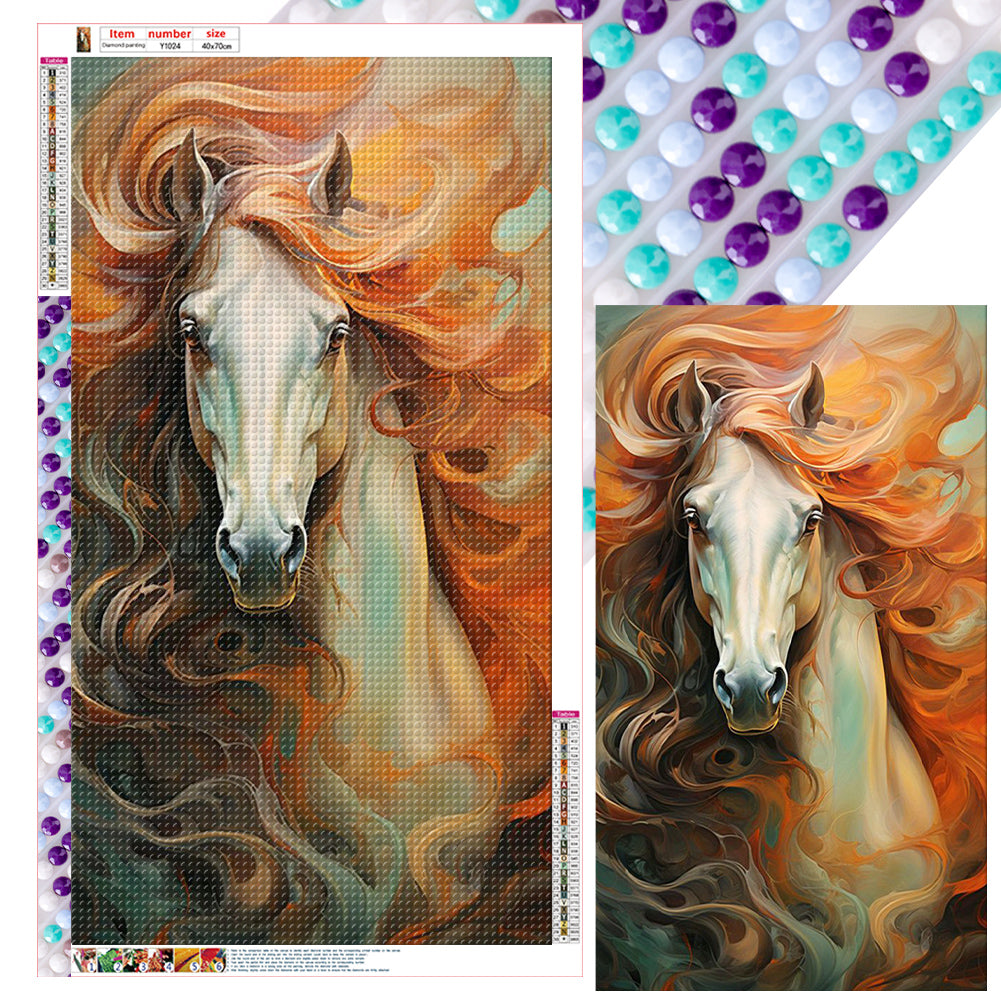 Art Horse - Full Round Drill Diamond Painting 40*70CM