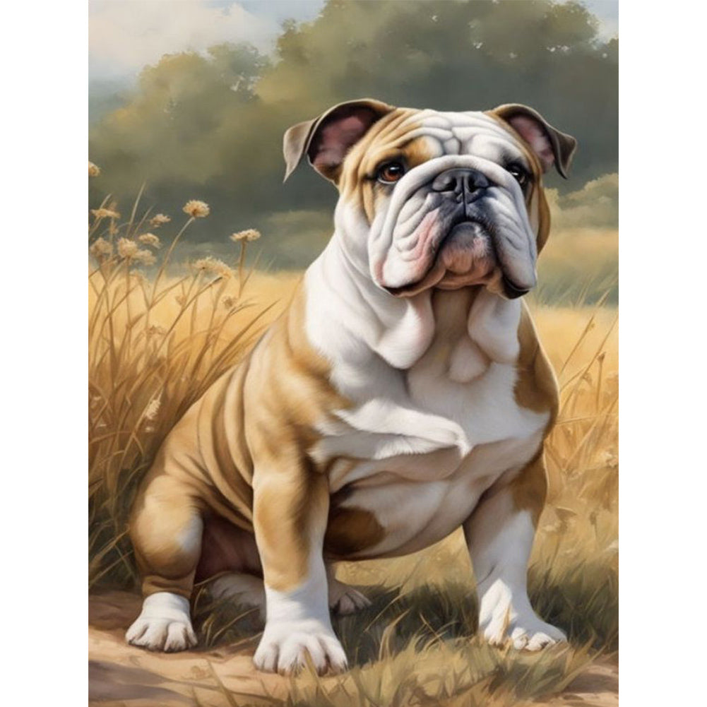 Puppy - Full Round Drill Diamond Painting 30*40CM