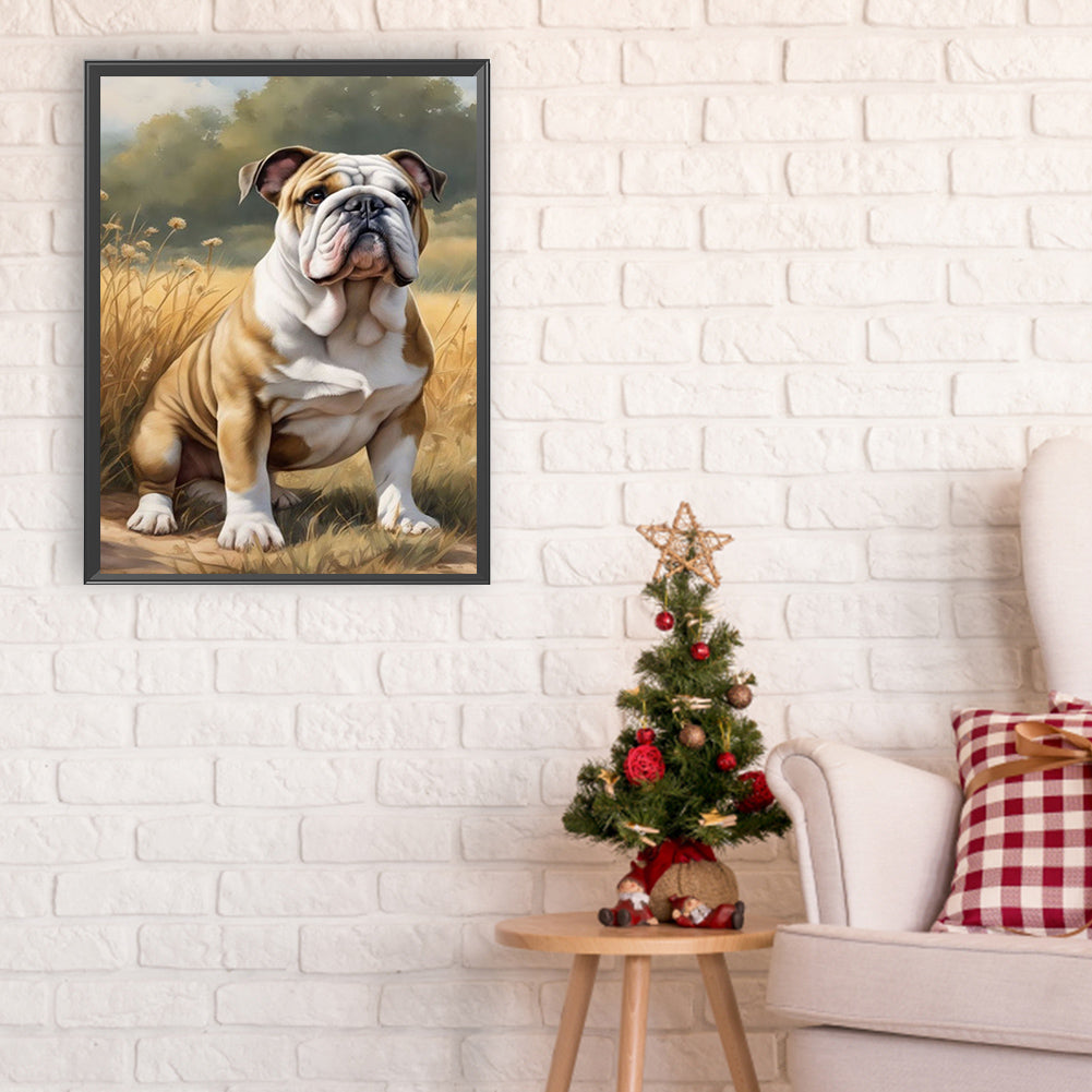 Puppy - Full Round Drill Diamond Painting 30*40CM