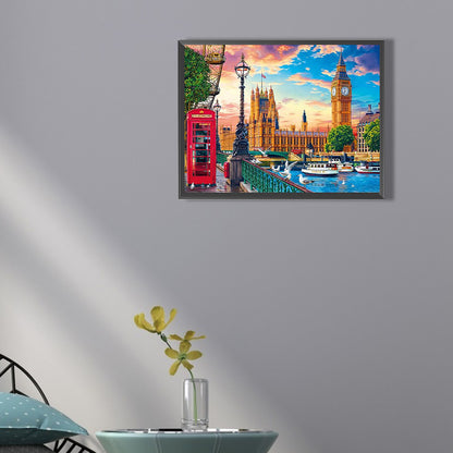 Cityscape Big Ben - Full Square Drill Diamond Painting 40*30CM