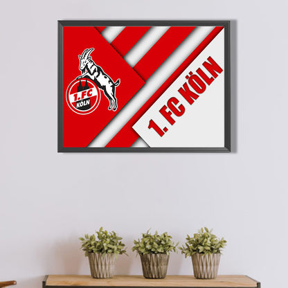 Cologne Team Logo - Full Round Drill Diamond Painting 40*30CM