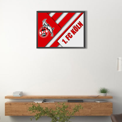 Cologne Team Logo - Full Round Drill Diamond Painting 40*30CM