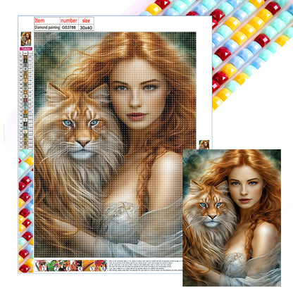 Girl - Full Square Drill Diamond Painting 30*40CM