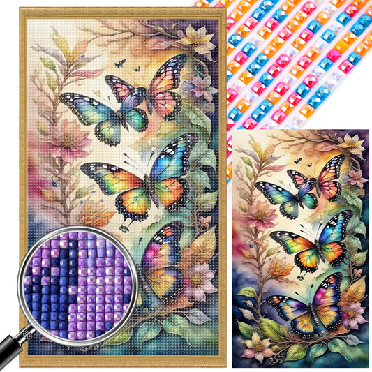 Butterfly - Full Square Drill Diamond Painting 40*70CM