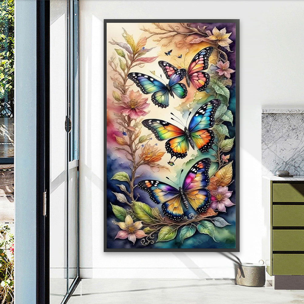 Butterfly - Full Square Drill Diamond Painting 40*70CM