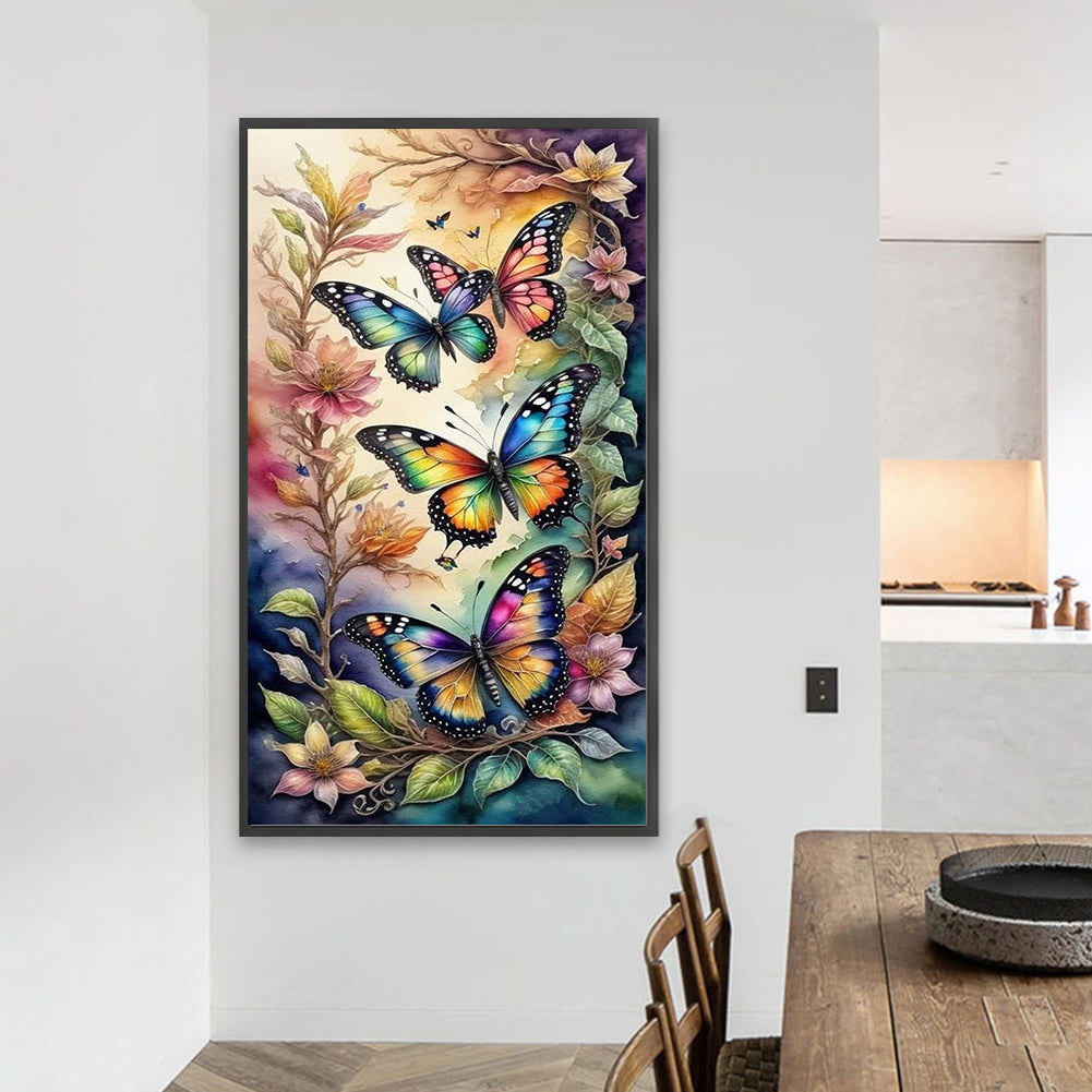 Butterfly - Full Square Drill Diamond Painting 40*70CM