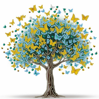 Flower Tree - Special Shaped Drill Diamond Painting 30*30CM