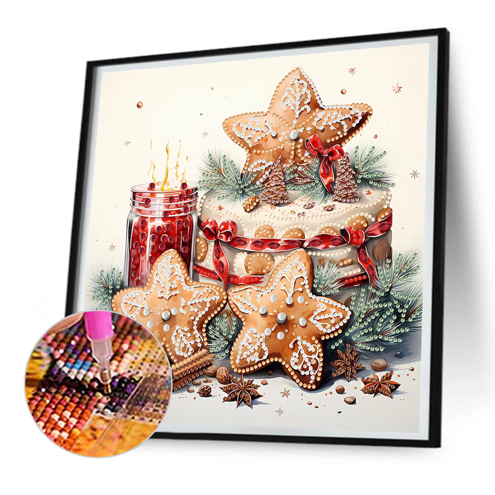 Cookie Drinks - Special Shaped Drill Diamond Painting 30*30CM