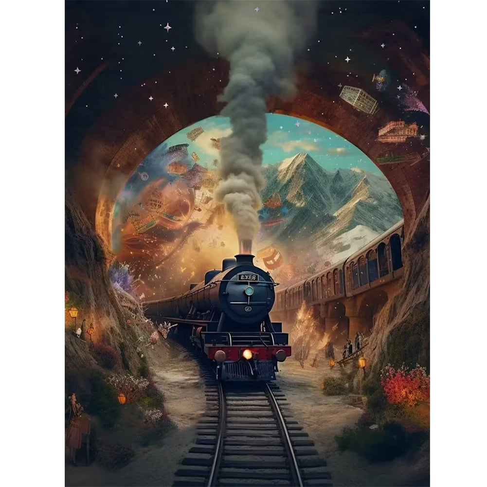 Train - Full Round Drill Diamond Painting 30*40CM