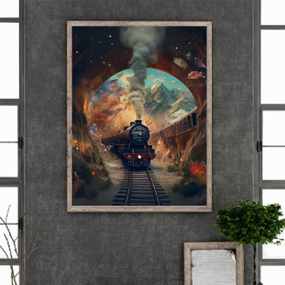 Train - Full Round Drill Diamond Painting 30*40CM