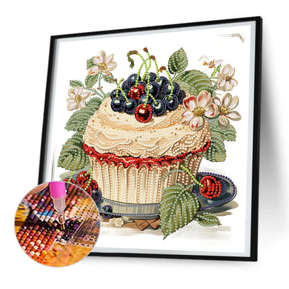 Cake - Special Shaped Drill Diamond Painting 30*30CM