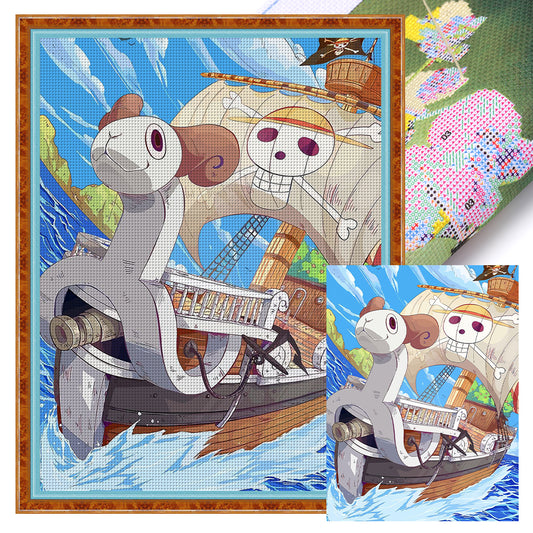 Cartoon - 11CT Stamped Cross Stitch 40*56CM