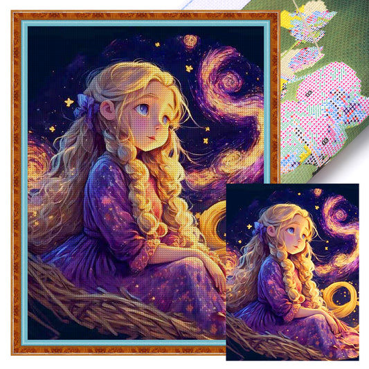 Cartoon - 11CT Stamped Cross Stitch 40*56CM