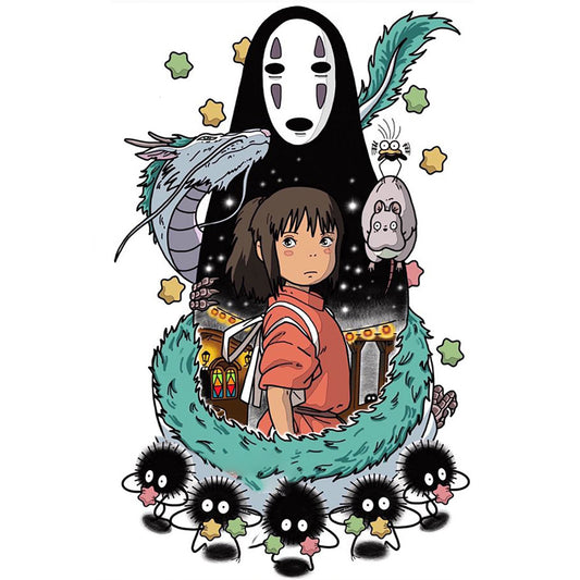 Cartoon - 11CT Stamped Cross Stitch 40*60CM