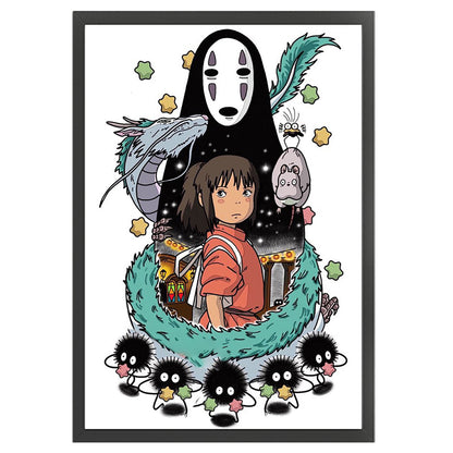 Cartoon - 11CT Stamped Cross Stitch 40*60CM