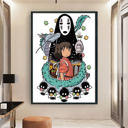 Cartoon - 11CT Stamped Cross Stitch 40*60CM