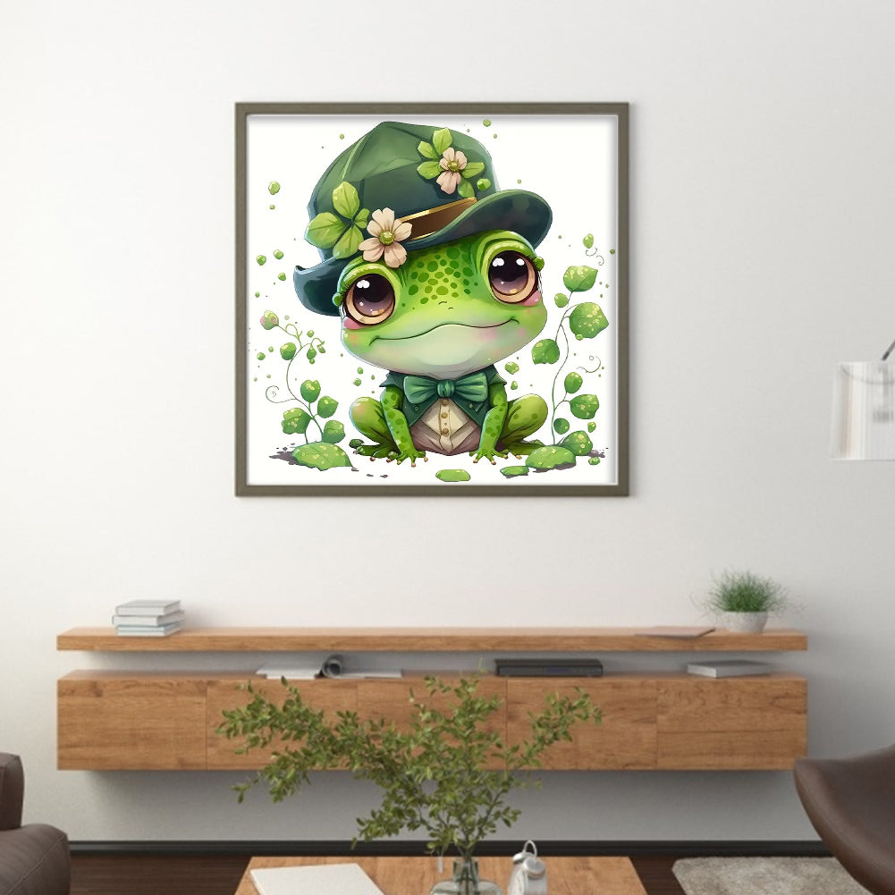 Frog - 11CT Stamped Cross Stitch 40*40CM