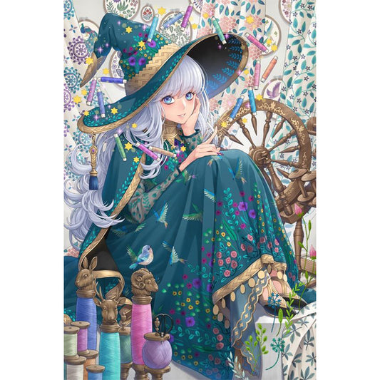 Witch - 11CT Stamped Cross Stitch 50*75CM