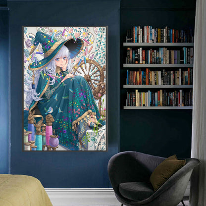 Witch - 11CT Stamped Cross Stitch 50*75CM