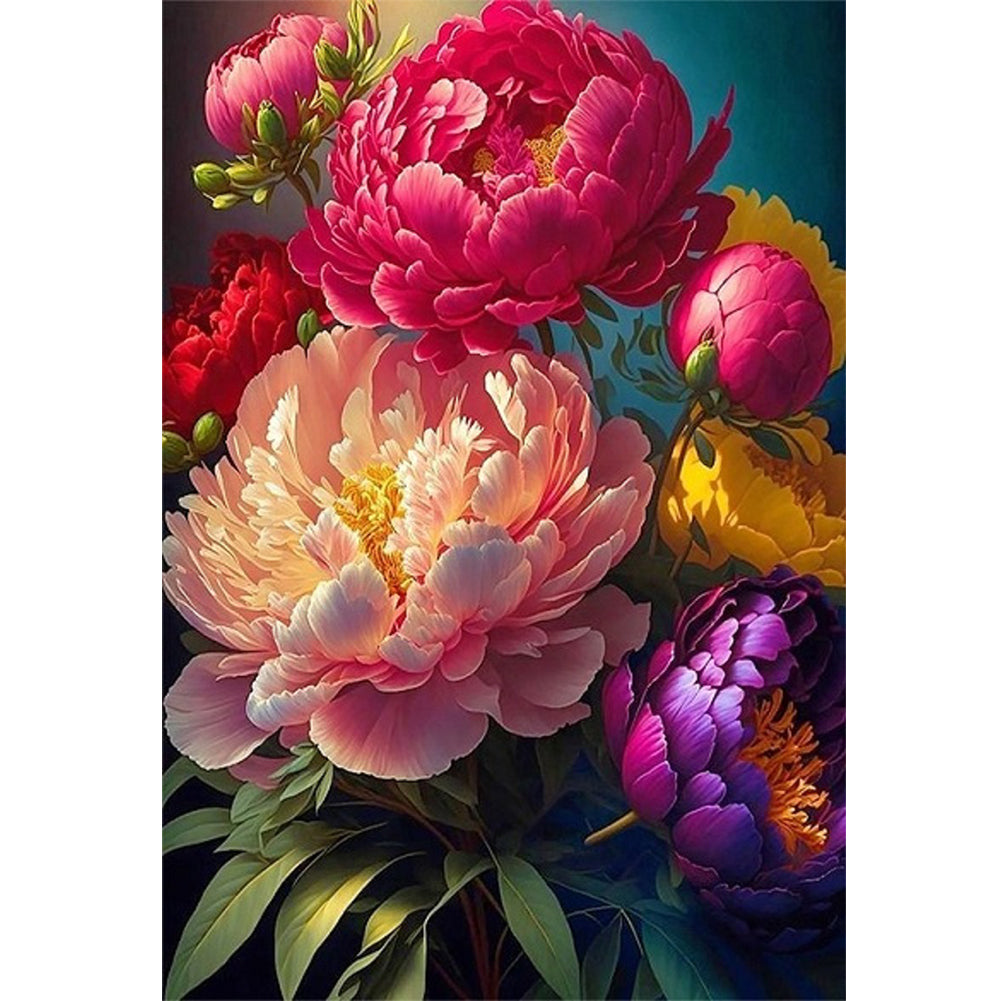 Peony - 11CT Counted Cross Stitch 40*60CM