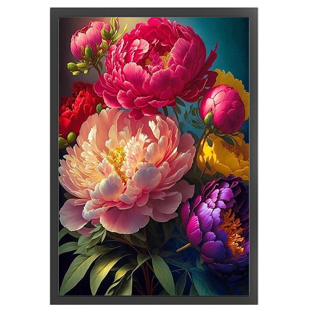 Peony - 11CT Counted Cross Stitch 40*60CM