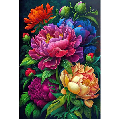 Peony - 11CT Counted Cross Stitch 40*60CM