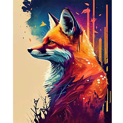 Fox - Full Round Drill Diamond Painting 40*50CM