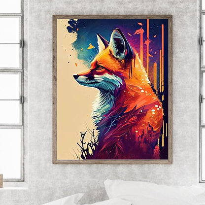 Fox - Full Round Drill Diamond Painting 40*50CM