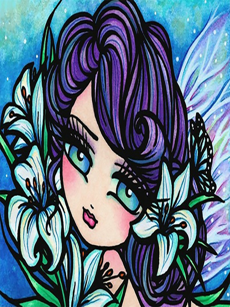Elf Girl - Full Round Drill Diamond Painting 50*40CM