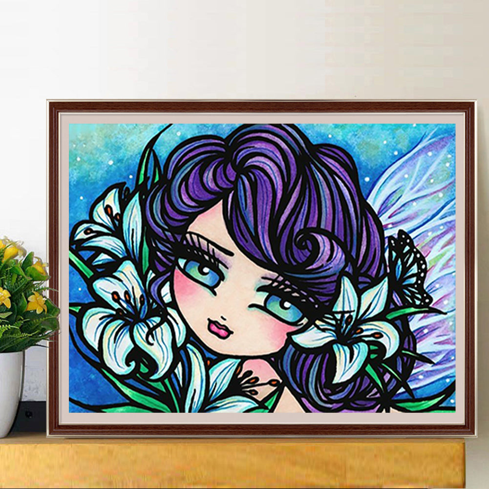 Elf Girl - Full Round Drill Diamond Painting 50*40CM