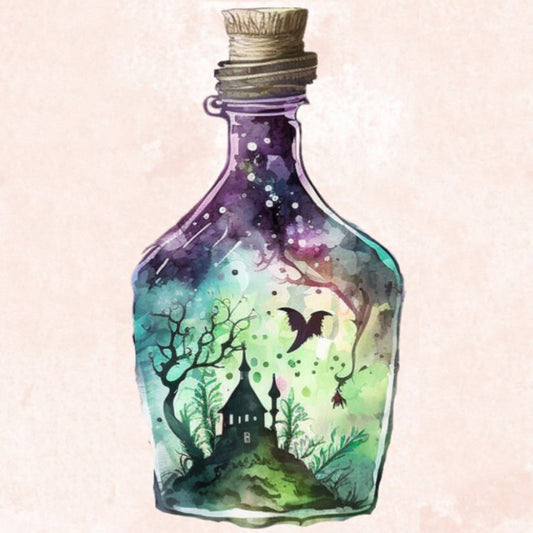 Bottle - Full Round Drill Diamond Painting 40*40CM