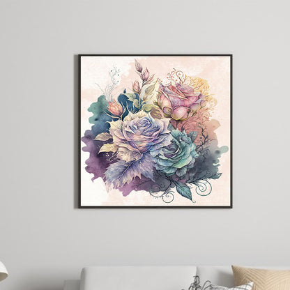 Flower - Full Round Drill Diamond Painting 40*40CM