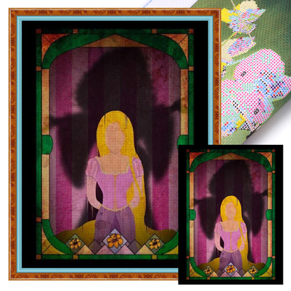 Disney Rapunzel - 14CT Stamped Cross Stitch 30*40CM