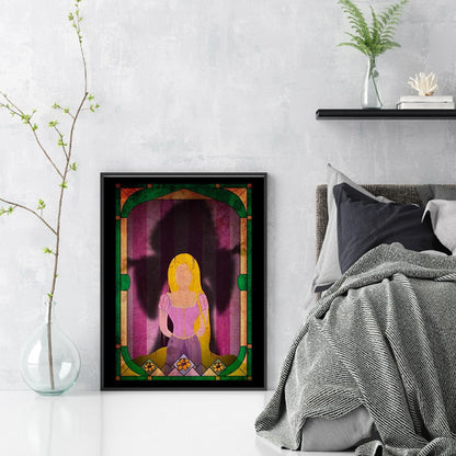 Disney Rapunzel - 14CT Stamped Cross Stitch 30*40CM