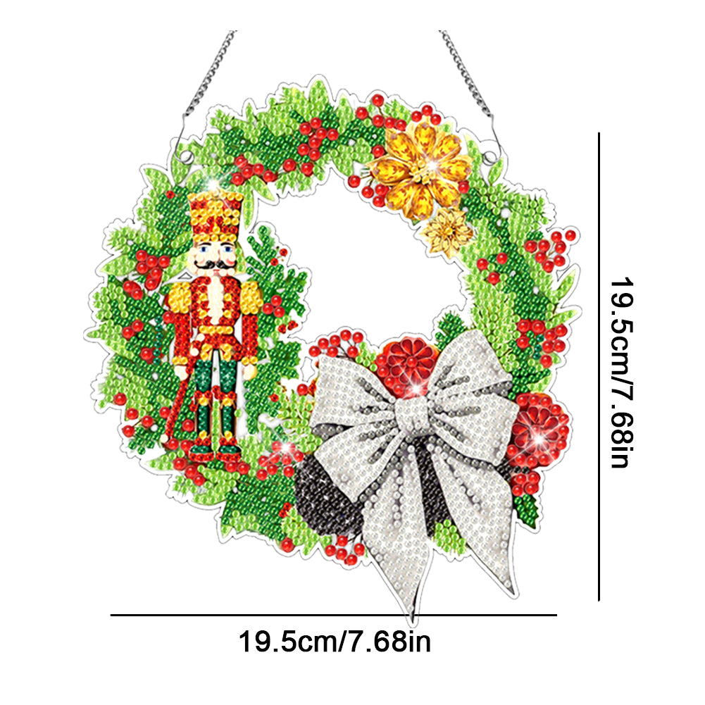 Special Shaped Diamond Painting Wall Decor Wreath (Jacket Knight)