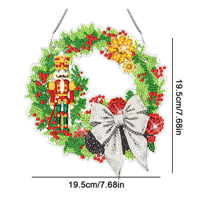 Special Shaped Diamond Painting Wall Decor Wreath (Jacket Knight)