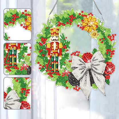 Special Shaped Diamond Painting Wall Decor Wreath (Jacket Knight)