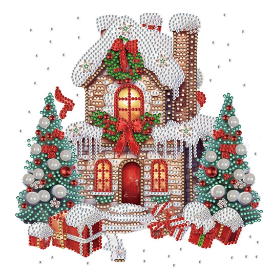 Christmas Cabin - Special Shaped Drill Diamond Painting 30*30CM