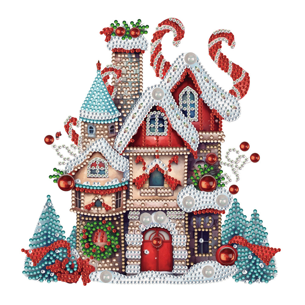 Christmas Cabin - Special Shaped Drill Diamond Painting 30*30CM