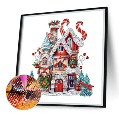 Christmas Cabin - Special Shaped Drill Diamond Painting 30*30CM