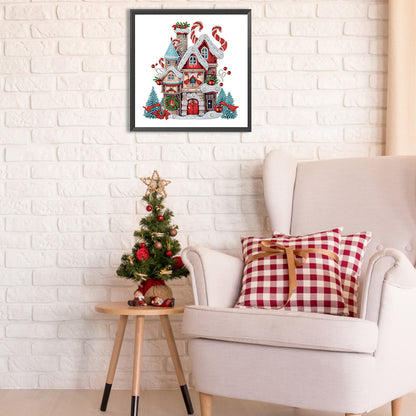 Christmas Cabin - Special Shaped Drill Diamond Painting 30*30CM